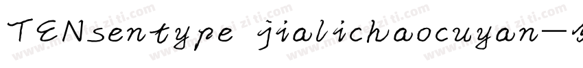 TENsentype jialichaocuyan字体转换